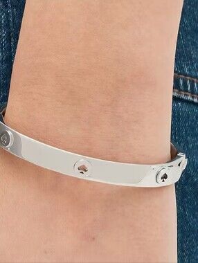 Kate Spade New York "Spot The Spade"  Hinged Bracelet